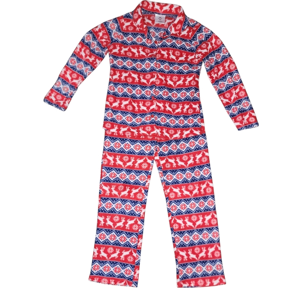 🦌2pcs Boys Size M 8/10 Pajama Set🦌 - Picture 1 of 5